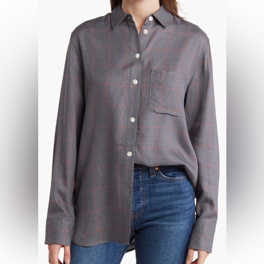 Rag & Bone Maxine Button Up Shirt, XS